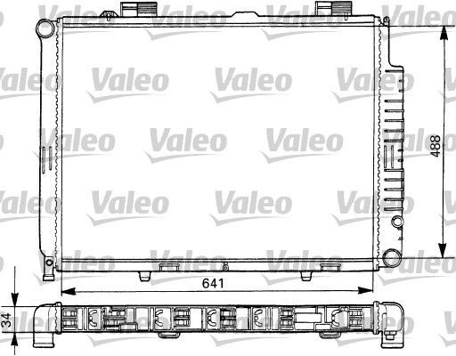 Valeo 731293 - Chladič vody -