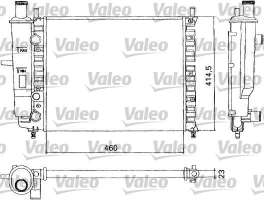 Valeo 731304 - Chladič vody -
