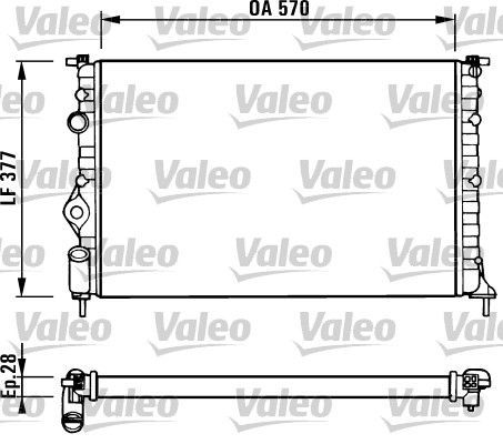 Valeo 731379 - Chladič vody -