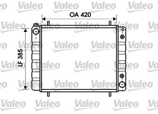 Valeo 731406 - Chladič vody -