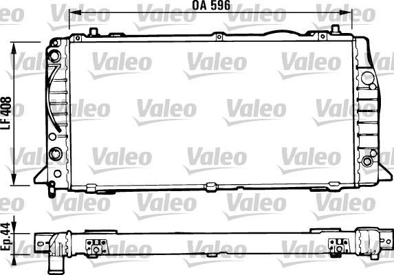 Valeo 731428 - Chladič vody -