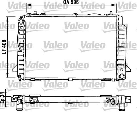 Valeo 731429 - Chladič vody -