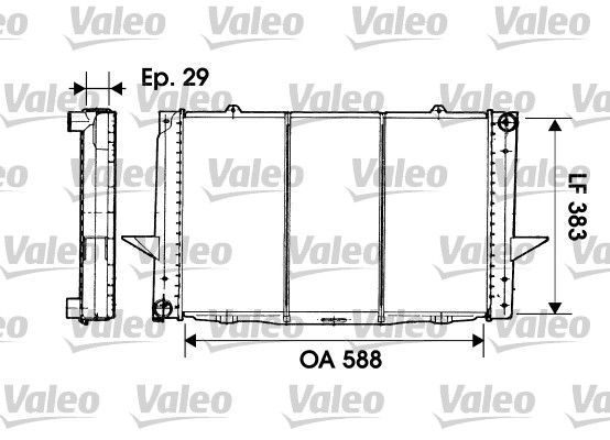 Valeo 731477 - Chladič vody -