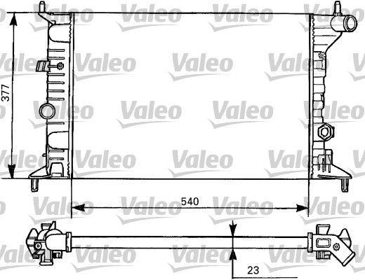 Valeo 731525 - Chladič vody -