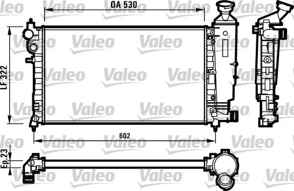 Valeo 731526 - Chladič vody -