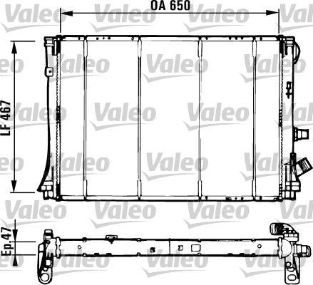 Valeo 731529 - Chladič vody -