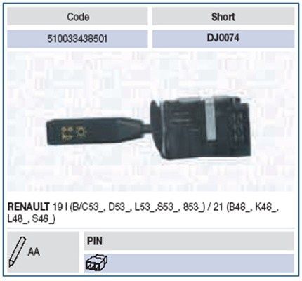 Magneti Marelli 510033438501