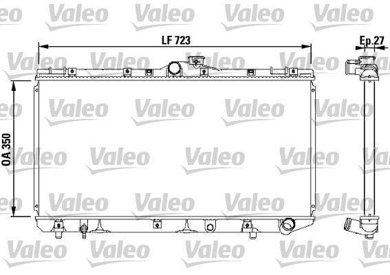 Valeo 731568 - Chladič vody -