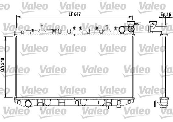 Valeo 731659 - Chladič vody -