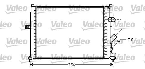 Valeo 731738 - Chladič vody -