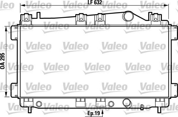 Valeo 731749 - Chladič vody -