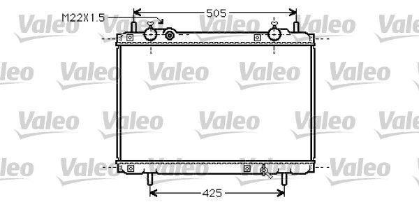 Valeo 731974 - Chladič vody -