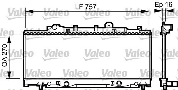 Valeo 731976 - Chladič vody -