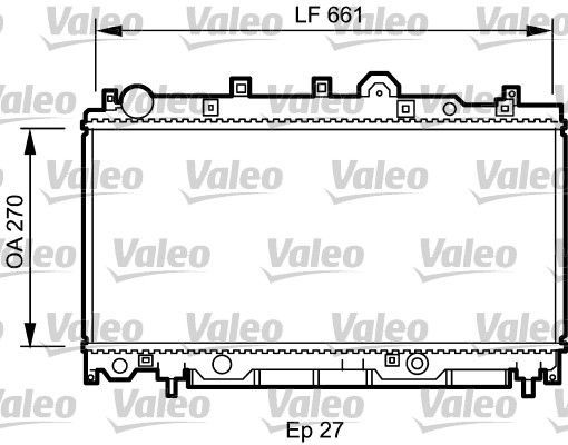 Valeo 731978 - Chladič vody -