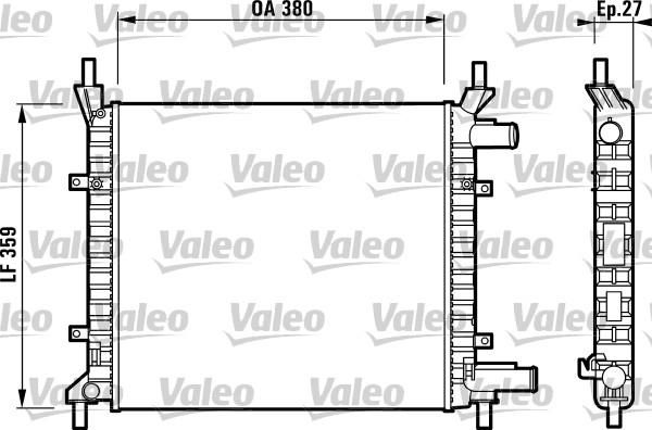 Valeo 731992 - Chladič vody -