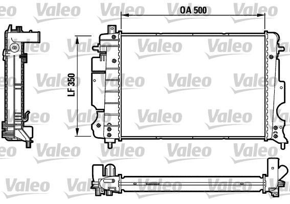 Valeo 732121 - Chladič vody -