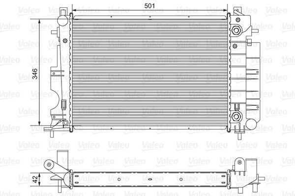 Valeo 732123 - Chladič vody -