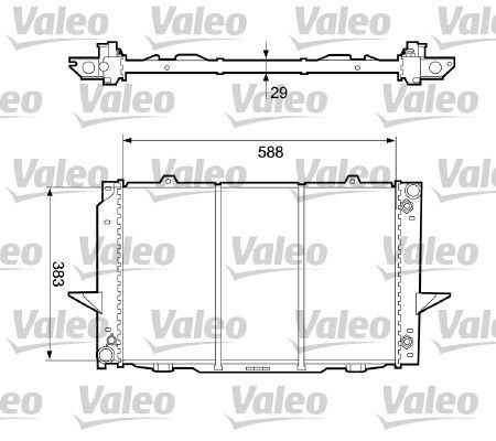 Valeo 732365 - Chladič vody -
