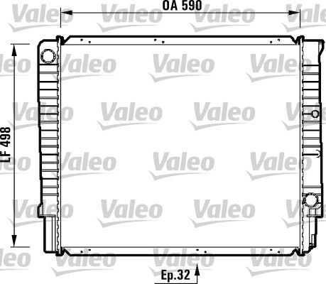 Valeo 732369 - Chladič vody -