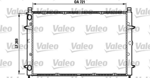 Valeo 732397 - Chladič vody -