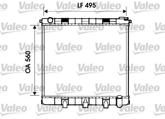 Valeo 732402 - Chladič vody -