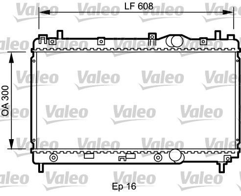 Valeo 732426 - Chladič vody -
