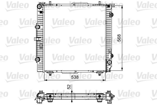Valeo 732459 - Chladič vody -