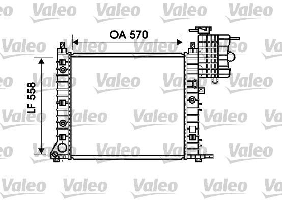 Valeo 732471 - Chladič vody -