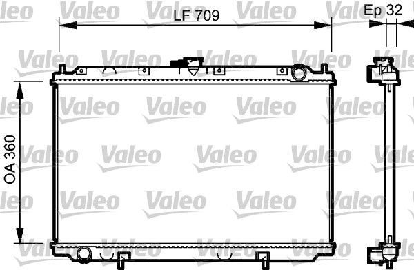 Valeo 732529 - Chladič vody -