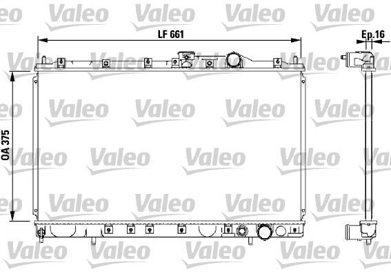 Valeo 732539 - Chladič vody -