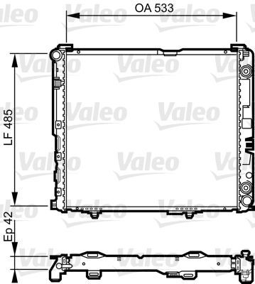 Valeo 732591 - Chladič vody -