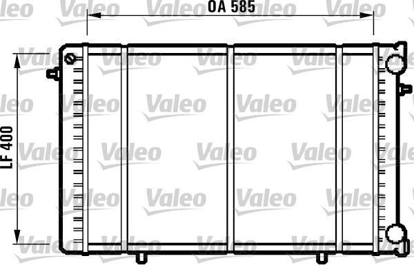 Valeo 732608 - Chladič vody -