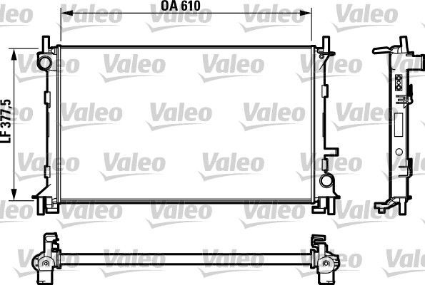 Valeo 732732 - Chladič vody -