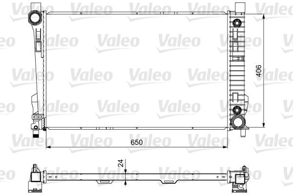 Valeo 732741 - Chladič vody -