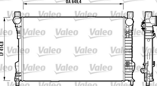 Valeo 732742 - Chladič vody -