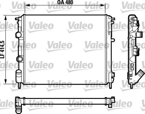 Valeo 732761 - Chladič vody -
