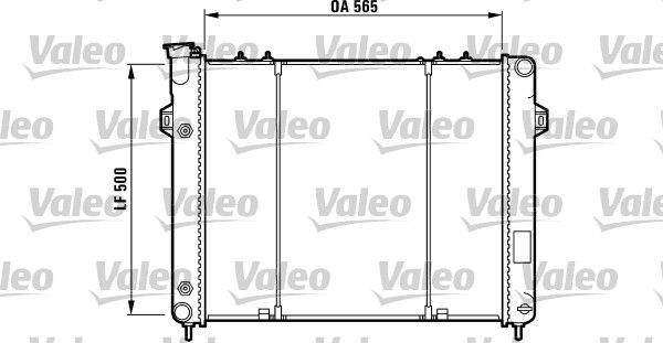 Valeo 732782 - Chladič vody -