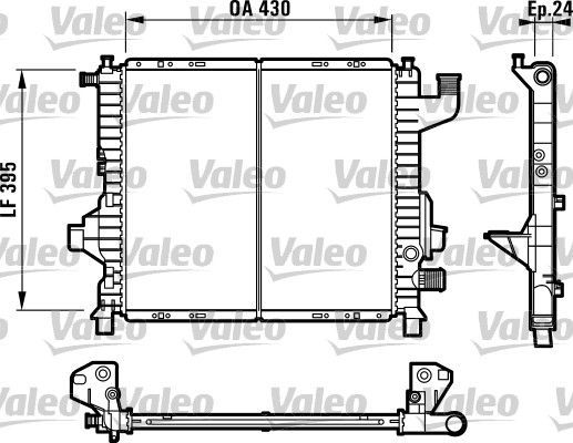 Valeo 732819 - Chladič vody -