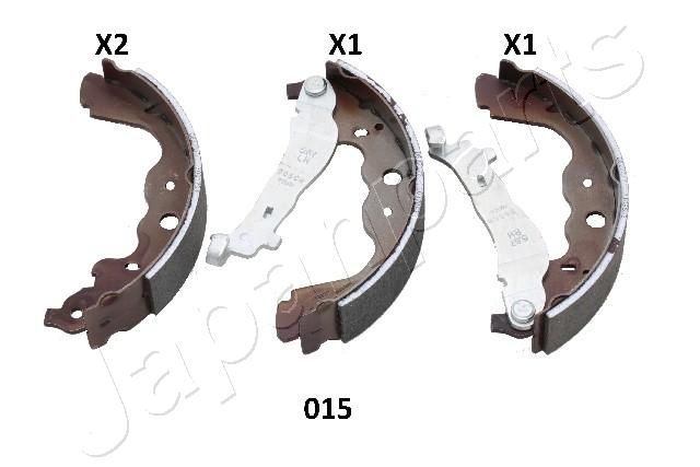 Japanparts GF-015AF - Brzdové čeľuste -