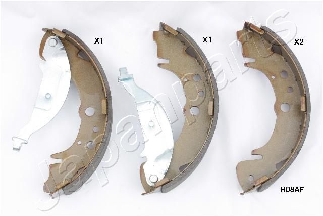 Japanparts GF-H08AF - Brzdové čeľuste -