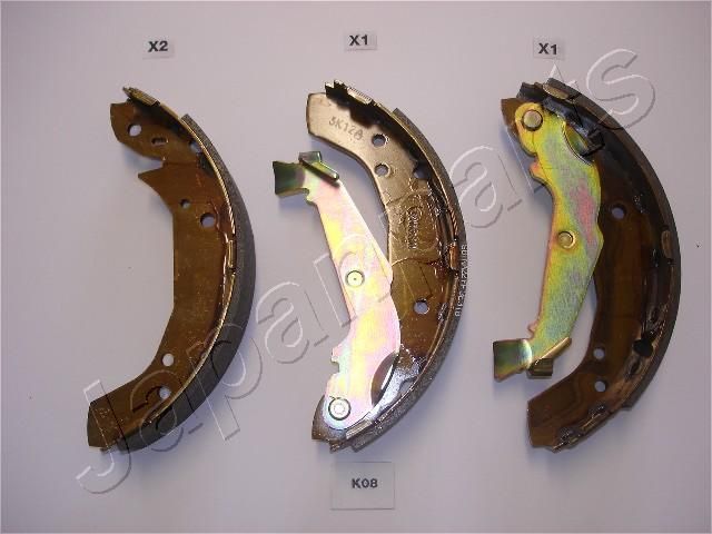 Japanparts GF-K08AF - Brzdové čeľuste -