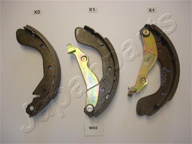 Japanparts GF-W03AF - Brzdové čeľuste -