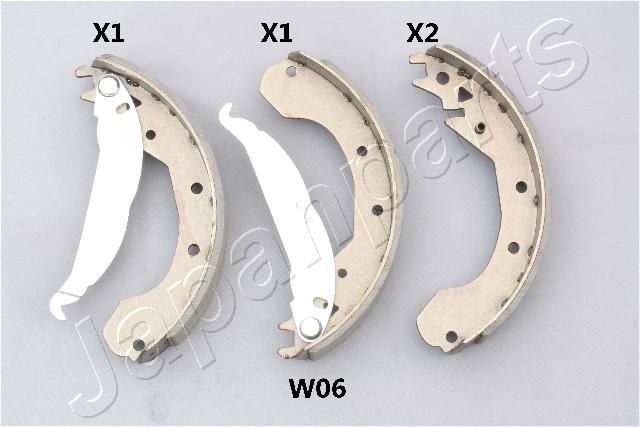Japanparts GF-W06AF - Brzdové čeľuste -