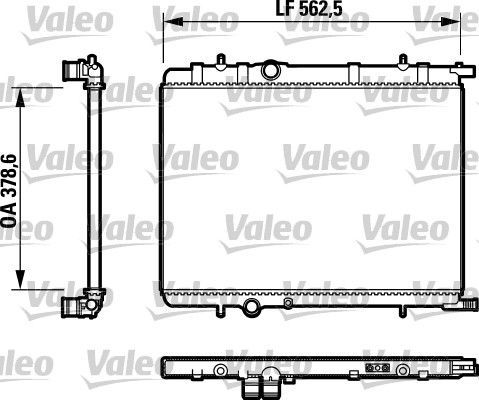 Valeo 732892 - Chladič vody -