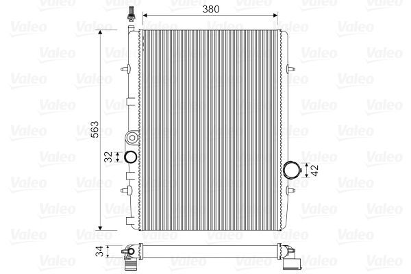 Valeo 732906 - Chladič vody -