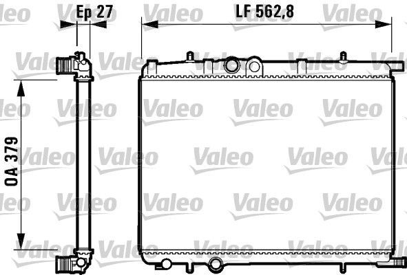 Valeo 732909 - Chladič vody -