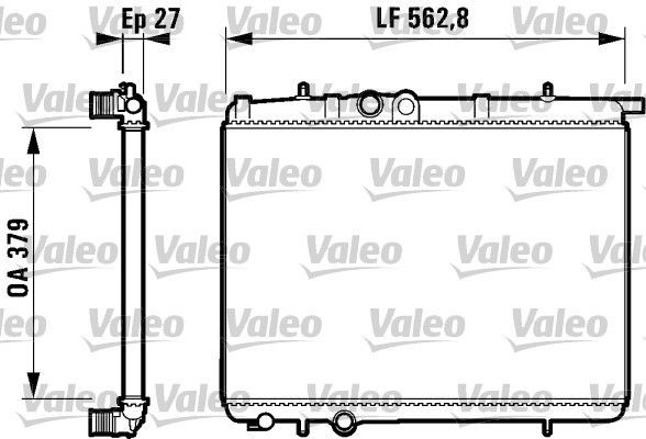 Valeo 732910 - Chladič vody -