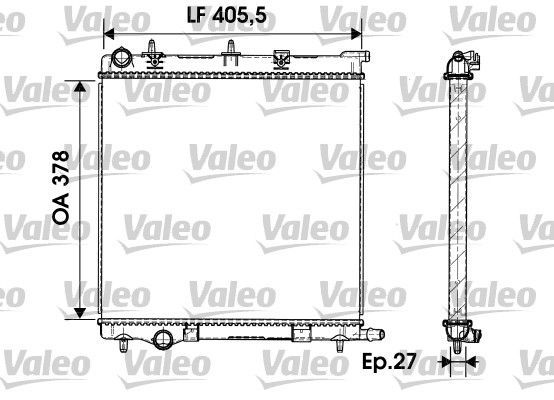 Valeo 732930 - Chladič vody -