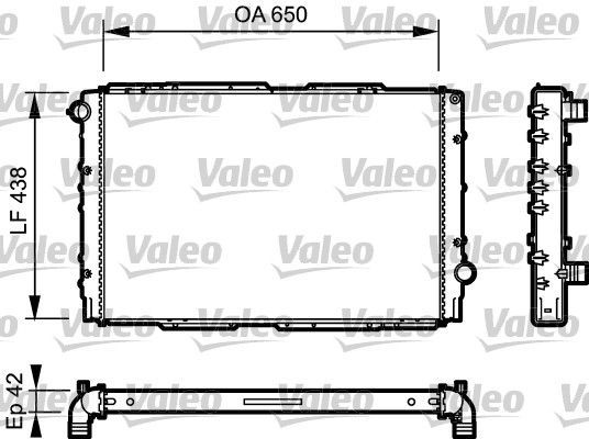 Valeo 732939 - Chladič vody -