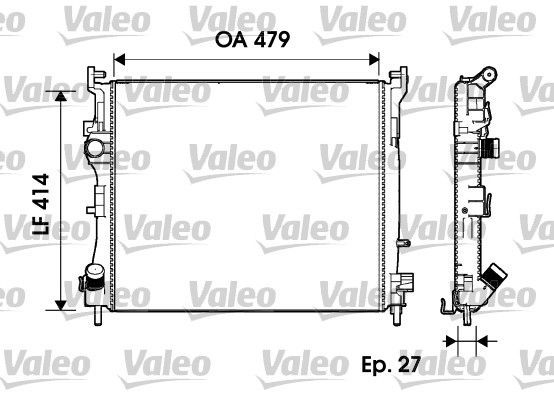 Valeo 732960 - Chladič vody -